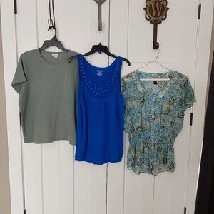 Three Top Bundle Size 18- 20 & Size 18